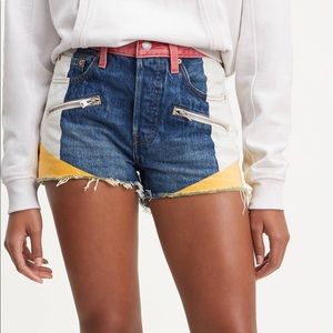 Levi’s high rise moto shorts